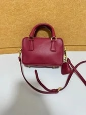 Authentic Prada Nano Boston Crossbody Bag 2
