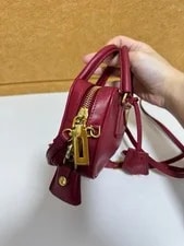 Authentic Prada Nano Boston Crossbody Bag 4