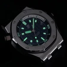 Audemars Piguet Royal Oak Offshore Diver Blue Dial Black Rubber SET 15720ST 2