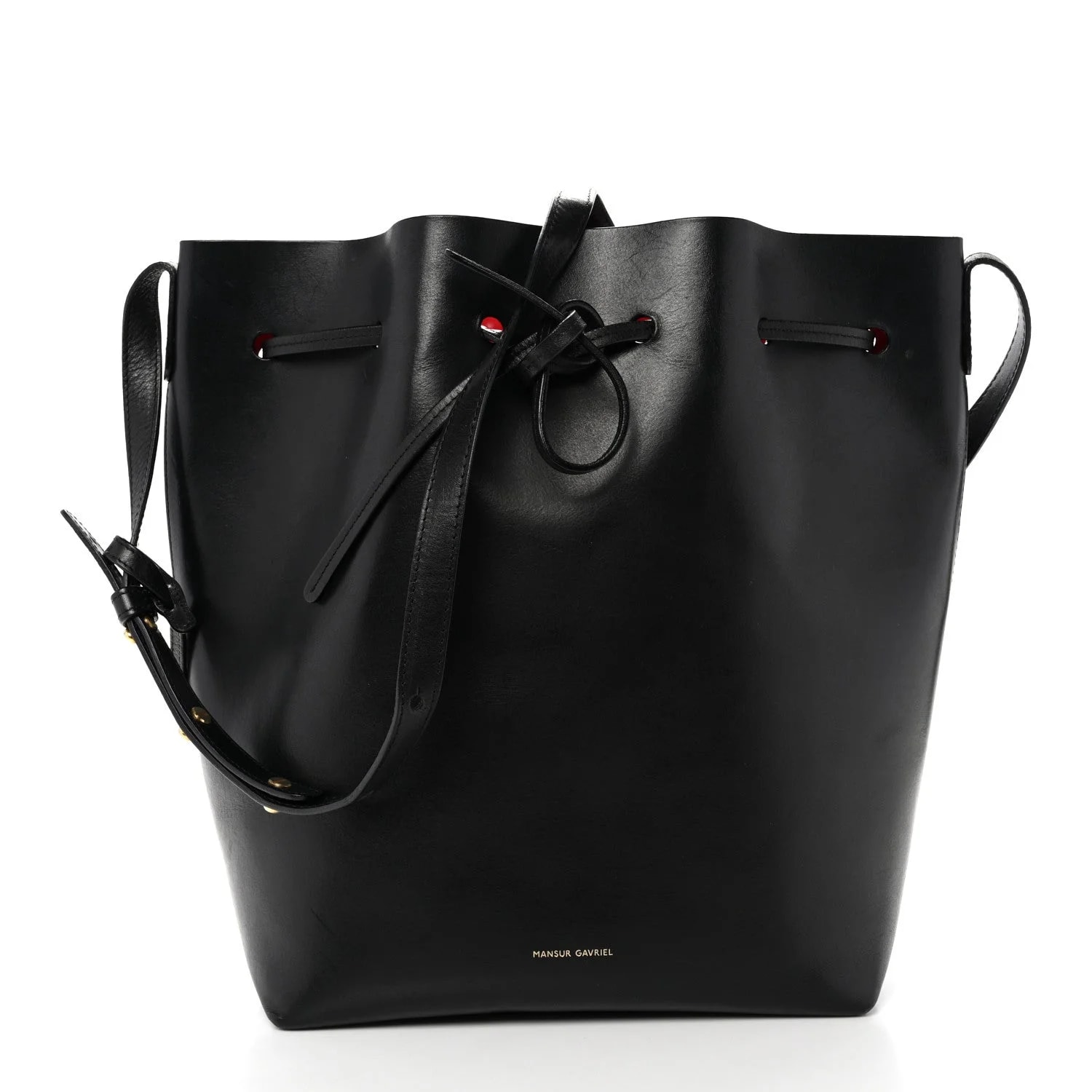Mansur Gavriel — Vegetable Tanned Bucket Flamma — Handbag — resale