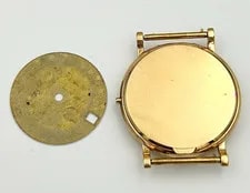 A Patek Philippe Dial and Case. 18k Gold. 2
