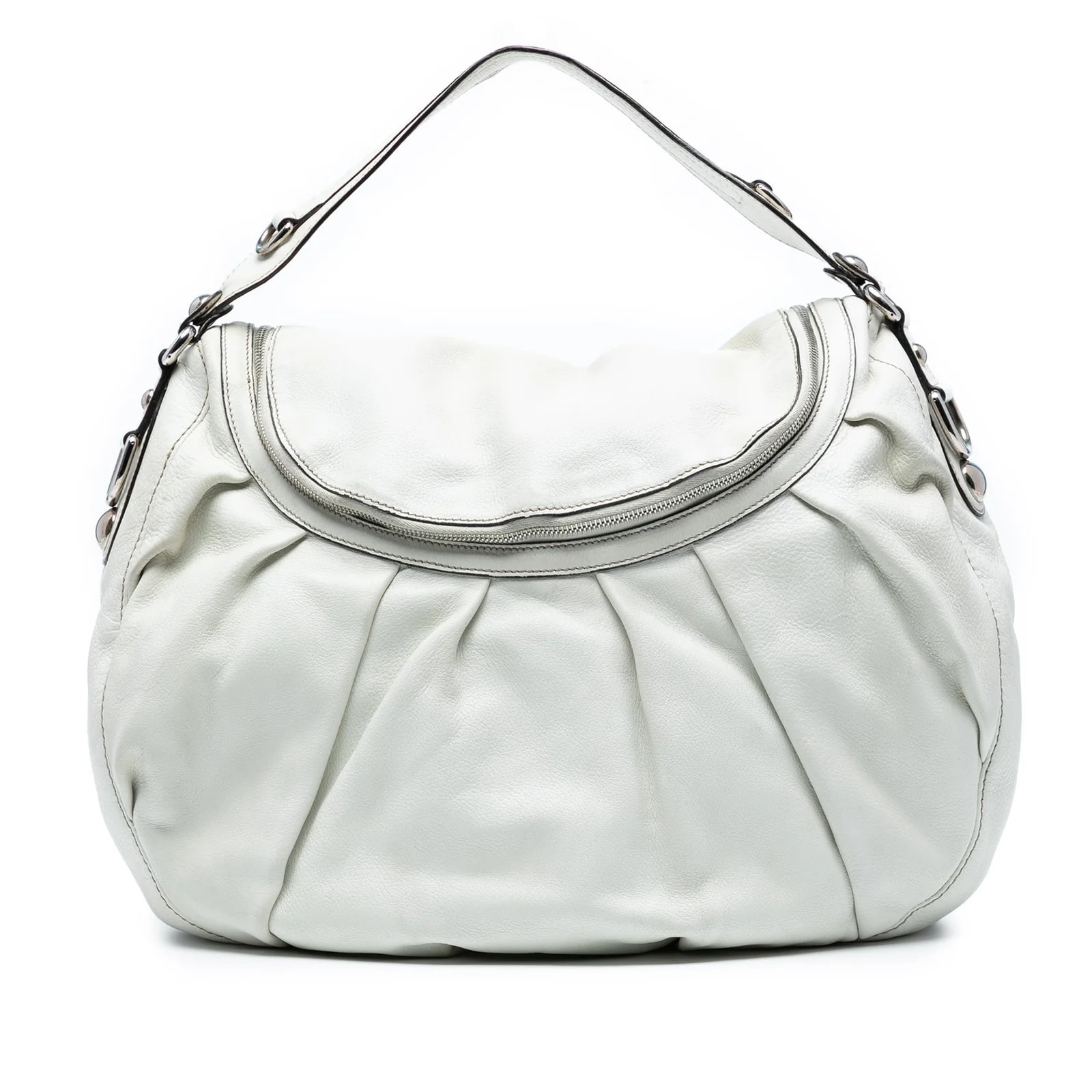Gucci — Medium Pebbled Icon Bit Satchel — Handbag — resale