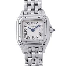 Cartier — Cartier Panthere de Mini 18.5mm X 25mm Stainless Steel Silver Dial W... — Watch — resale