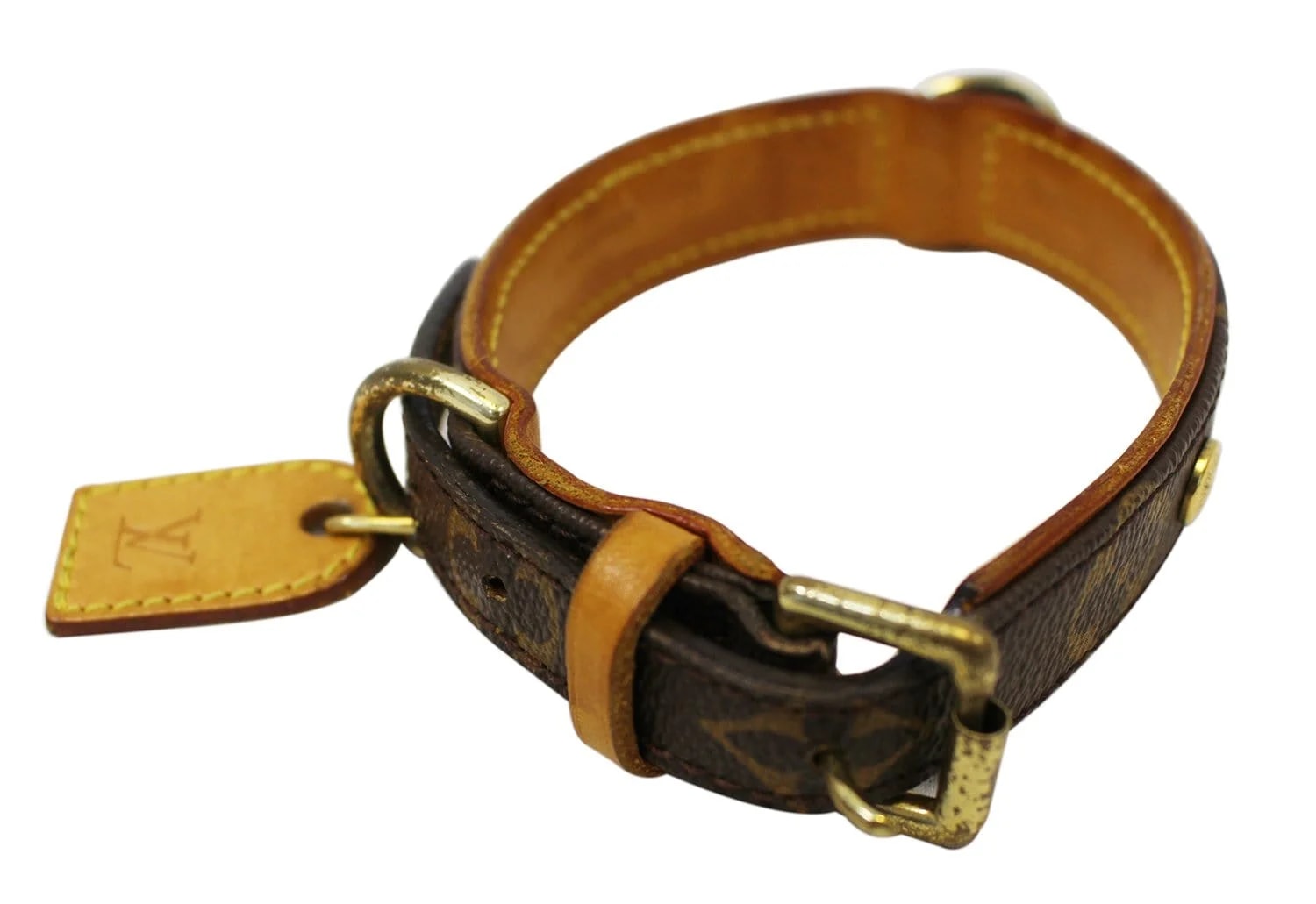 Louis Vuitton — Louis Vuitton Collier Baxter Lead Dog Collar — Accessory — resale