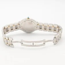 Cartier Must21 LM W10072R6 Quartz Gold Plated SS 4