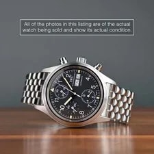 39mm IWC Pilot Flieger Chronograph Day Date IW3706 / 2