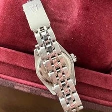 Tudor Princess Date Blue Dial Auto Box Papers Extra Links Swiss 4
