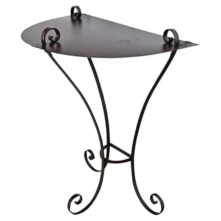 French Demilune Console in New -coat — Furniture — resale