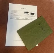 Auth. Gucci Monogram Matelasse Diagonal Small GG Marmont 2