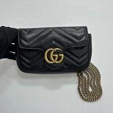 Gucci — Gucci GG Marmont Mini Flap Chevron Livestream — Handbag — resale