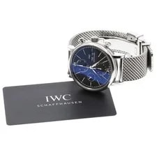 IWC — IWC Portofino Chronograph IW391030 42mm SS Black Dial Automatic #C3149 — Watch — resale