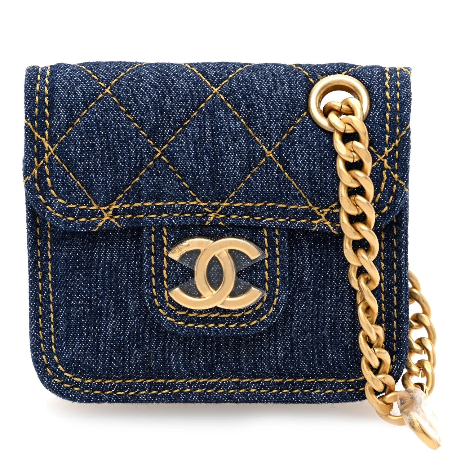 Chanel — Double You Flap Bag Charm — Accessory — resale