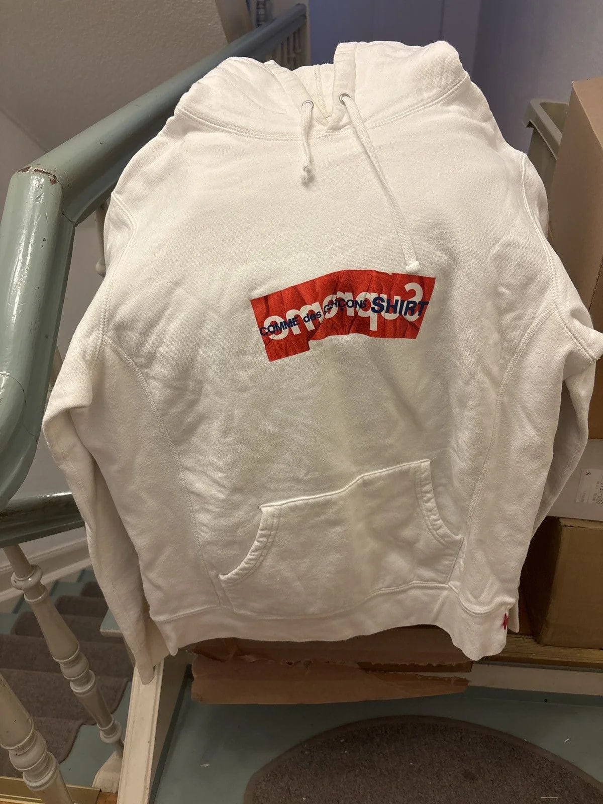 Supreme — Supreme X Comme des Garcons CDG Hoodie Medium M — streetwear — resale
