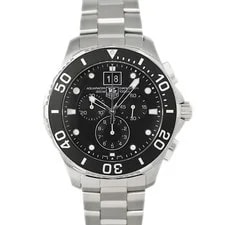 Heuer — Tag-heuer AquaracerChronograph CAN1010.BA0821 Stainless Steel Diamond #KNW1312 — Watch — resale