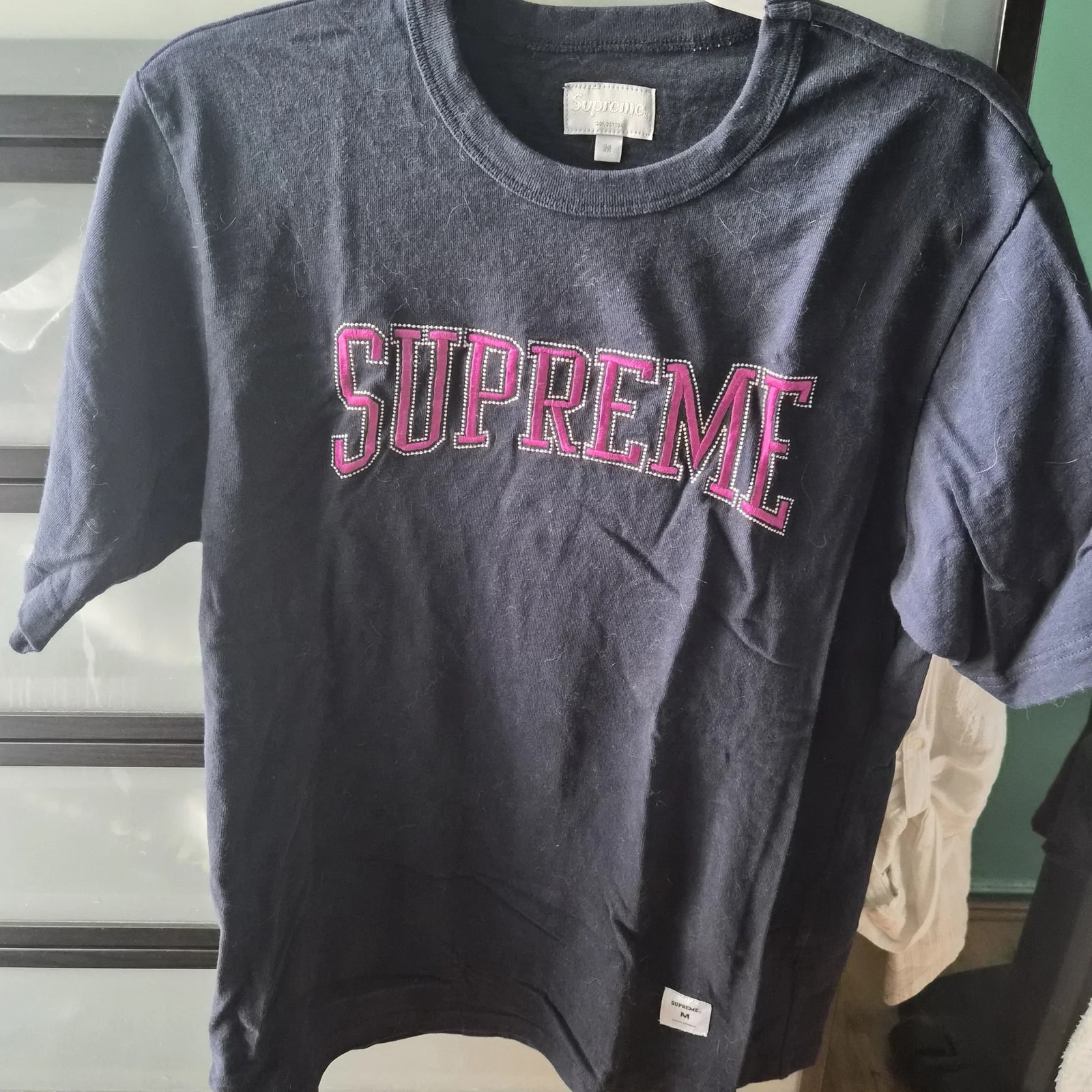 Supreme — Supreme Embroidered T Shirt — streetwear — resale