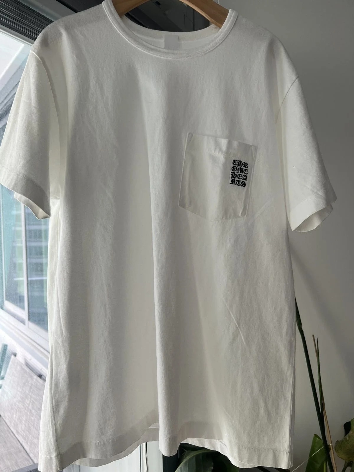 Chrome Hearts — Hearts Heavyweight Embroidered Pocket T Shirt — streetwear — resale