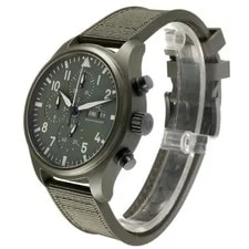 IWC Pilot Top Gun Chronograph Green Ceramic Green Dial IW389106 Card 4