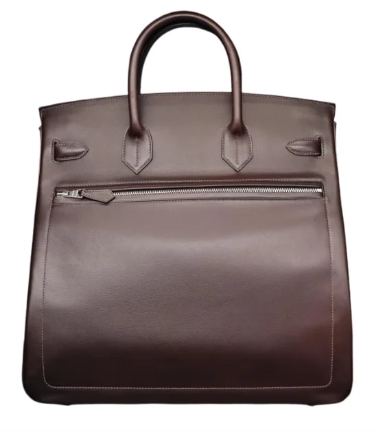 Hermès Haut À Courroies 40 "Rock" Evercolour Ebène Palladium 2