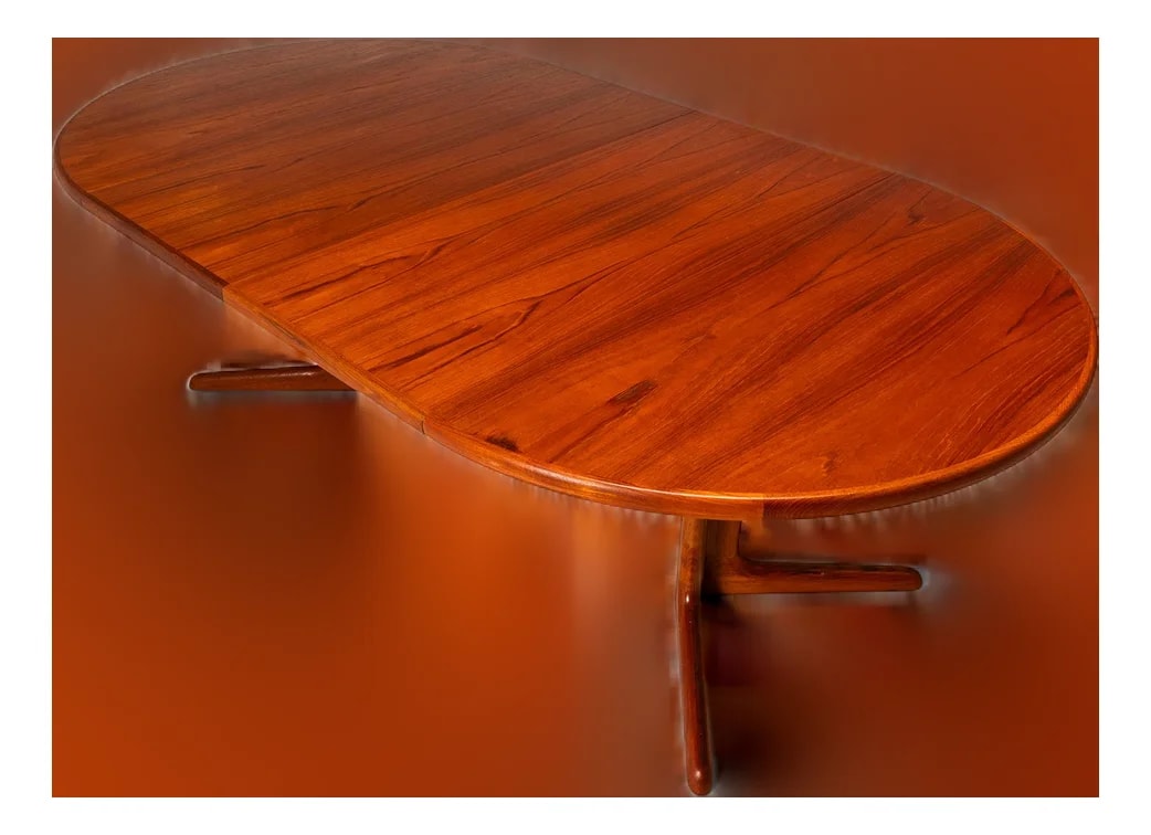 Skovby Møbelfabrik A/S — Danish Mid-Century Modern Extension Dining in W/ Two Leaves By Skovby Møbelfabrik, Denmark, C. 1970s — Furniture — resale