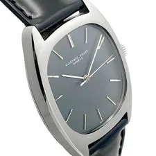 Audemars Piguet 5369 Manual Blue Dial Tonneau Stainless Steel Leather *Ocg2999 2