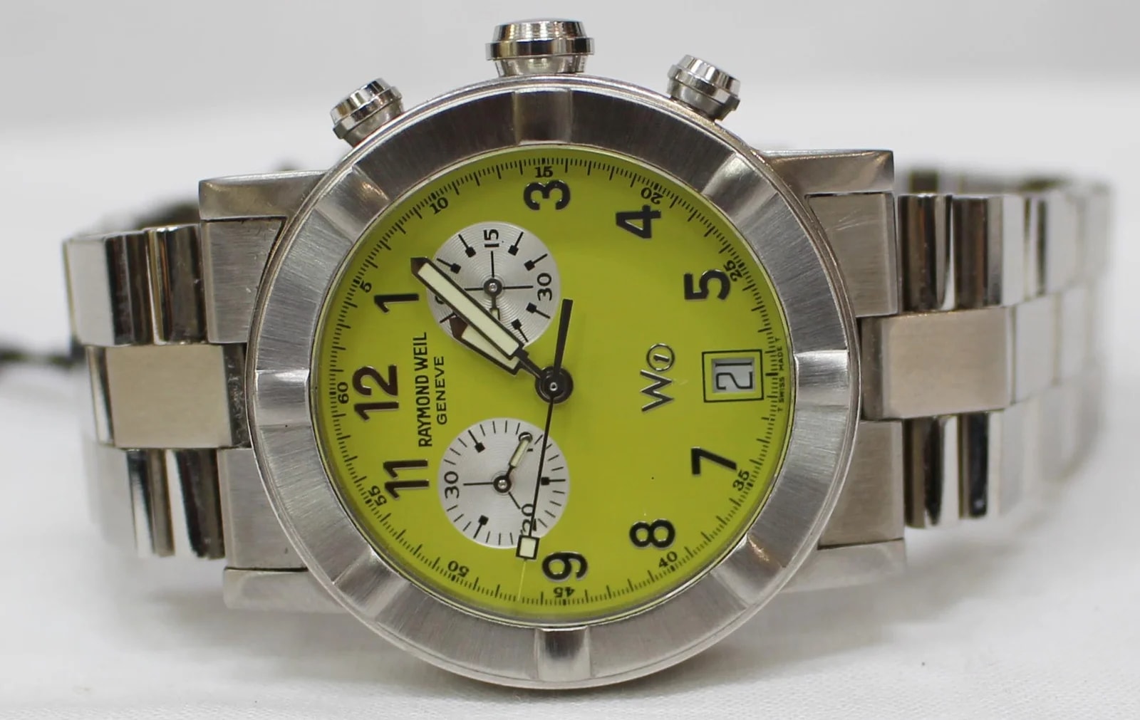 Raymond Weil W1 Parsifal Chronograph 6800 Lime Dial 35mm 2