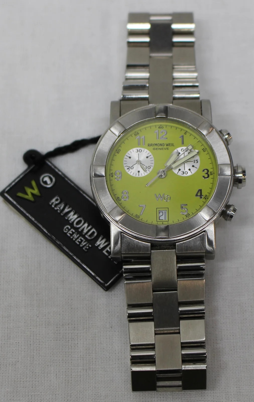 Raymond Weil W1 Parsifal Chronograph 6800 Lime Dial 35mm 3