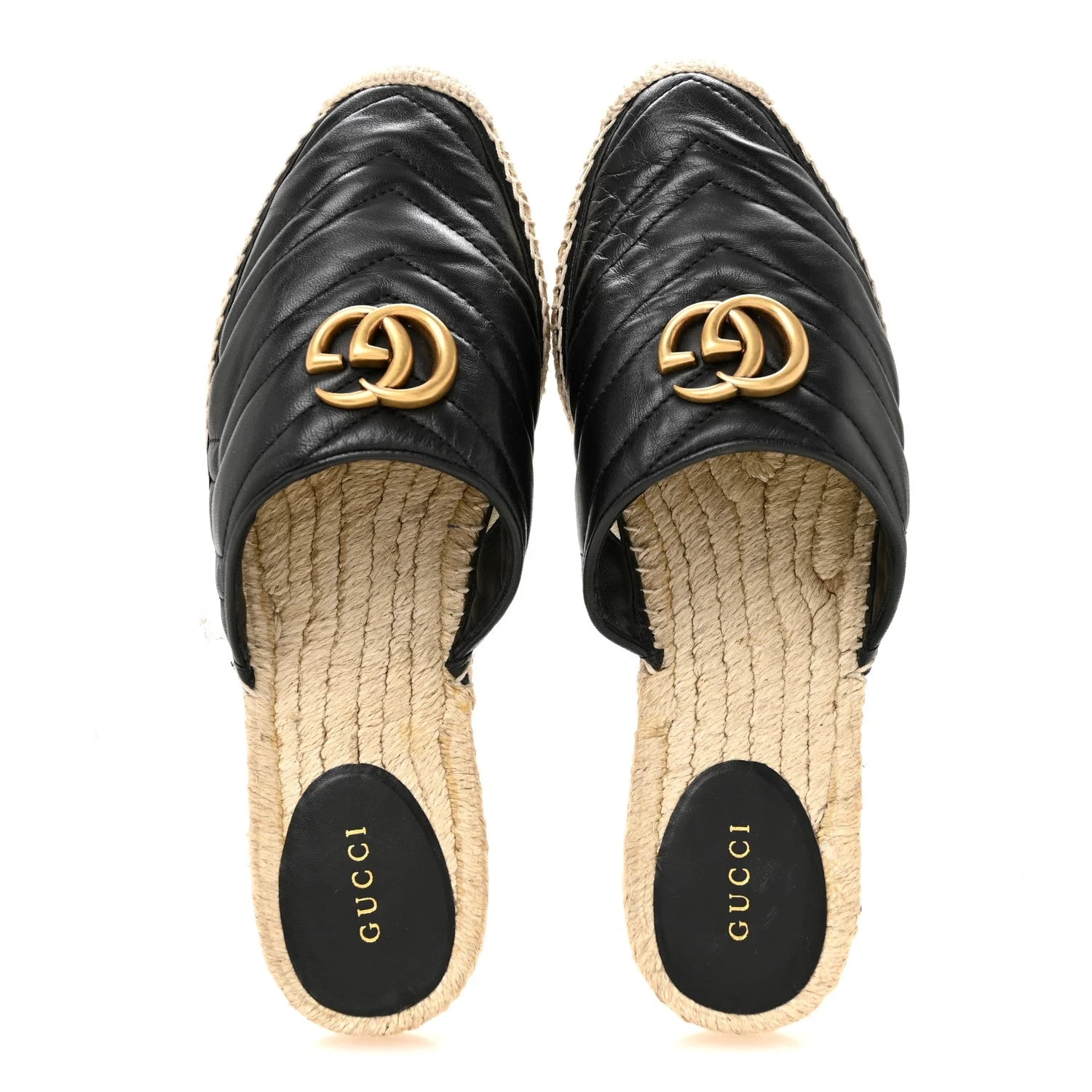 Matelasse GG Marmont Espadrille Slippers 39 2