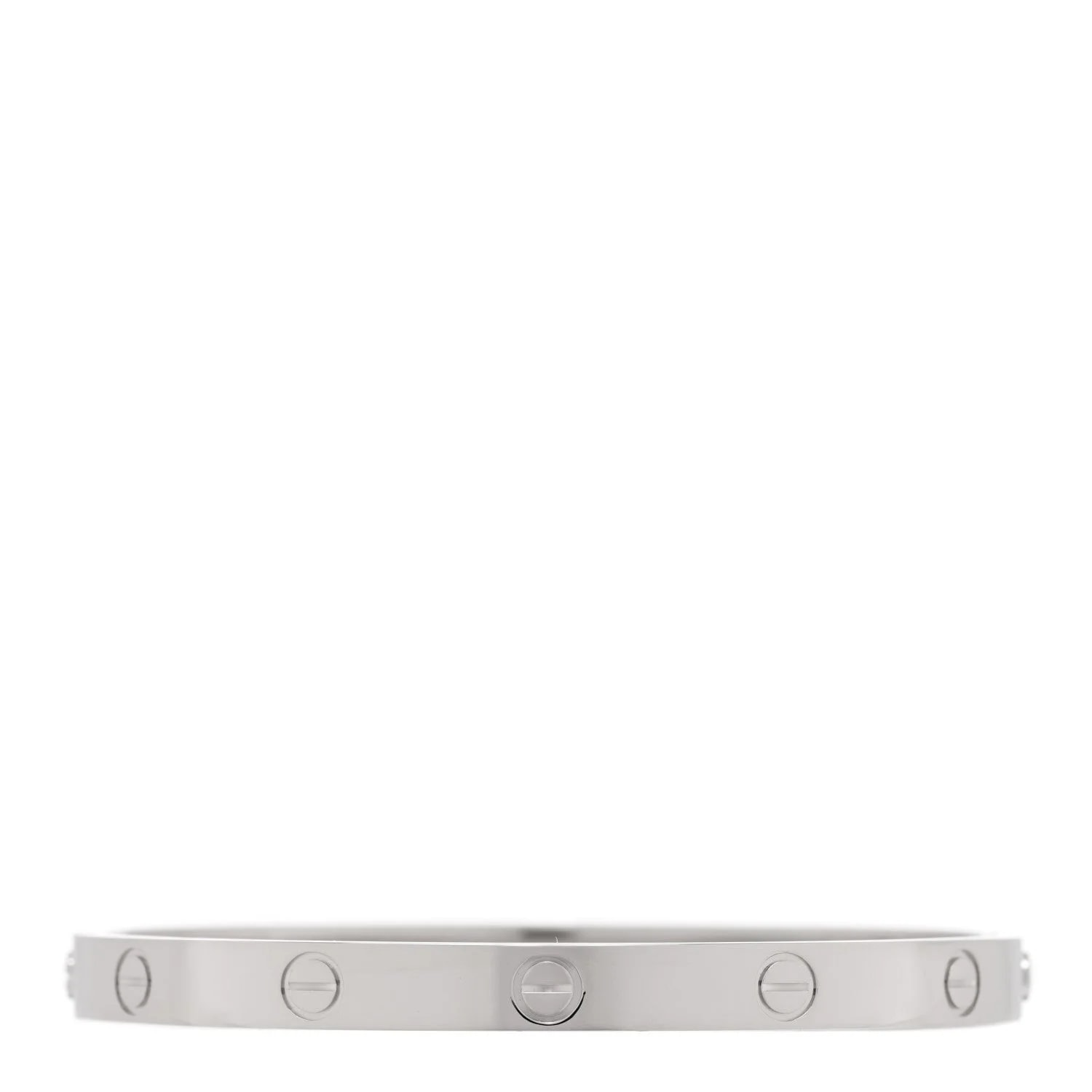 Cartier — 18K White Gold Love Bracelet 18 — Jewelry — resale