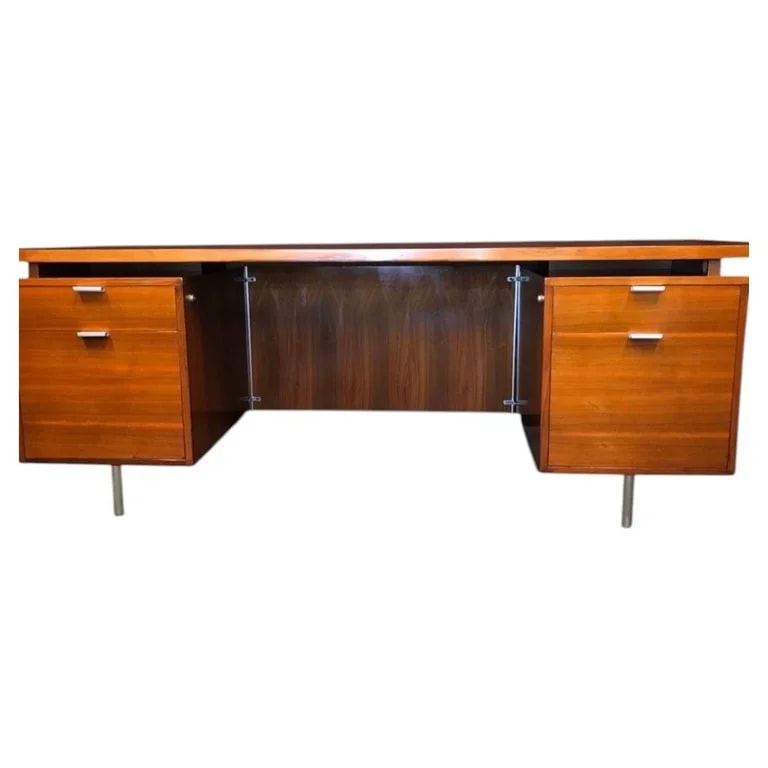 George Nelson — Walnut 'EOG' Executive George Nelson for Herman Miller, 1960 — Furniture — resale