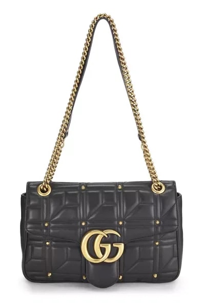 Gucci — Studded GG Marmont — Handbag — resale