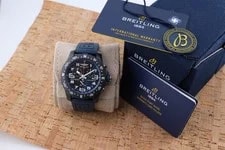 Breitling Endurance Pro Blue Black 44mm Quartz Chronograph X82310 B+P 3