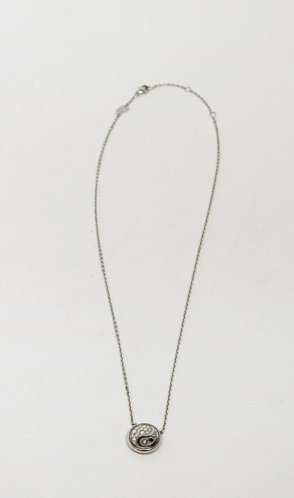 Carrera Y Carrera Aqua Reversible XS 18K White Gold & Diamonds Pendant 3