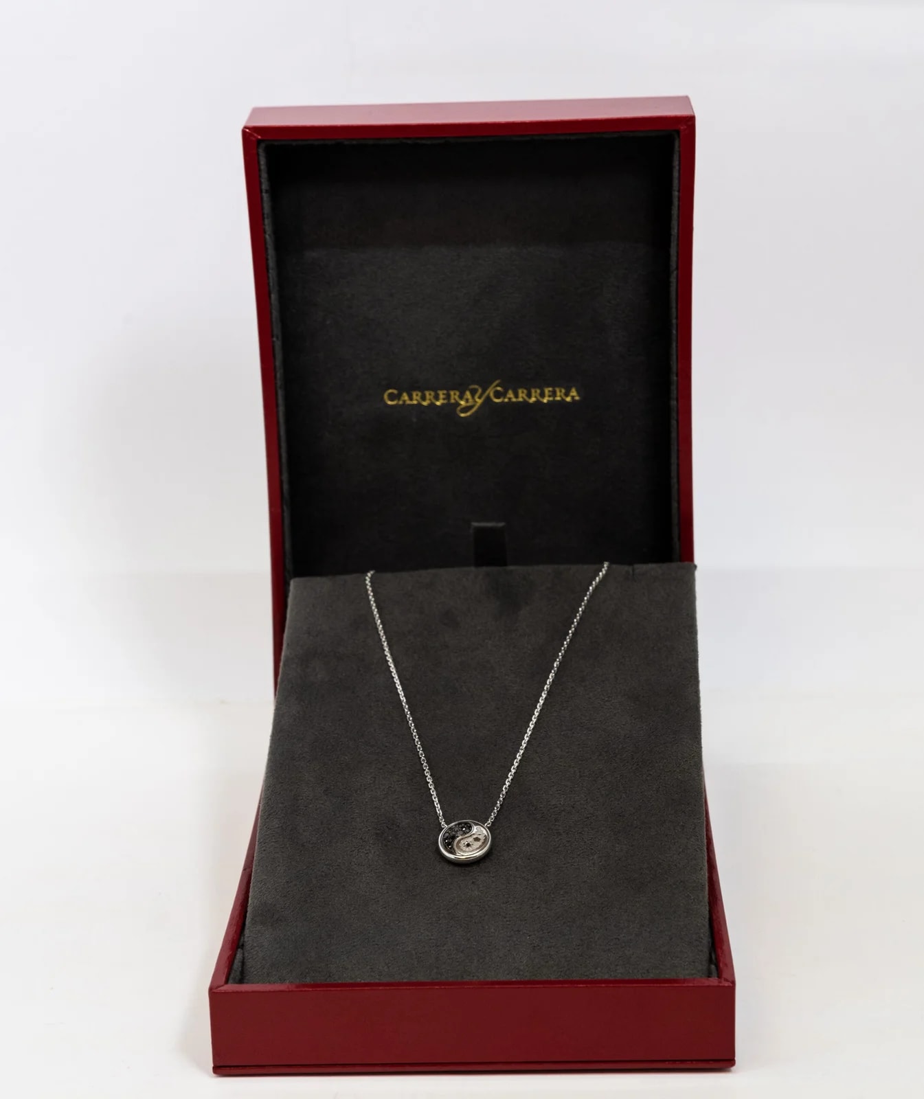 Carrera Y Carrera Aqua Reversible XS 18K White Gold & Diamonds Pendant 4