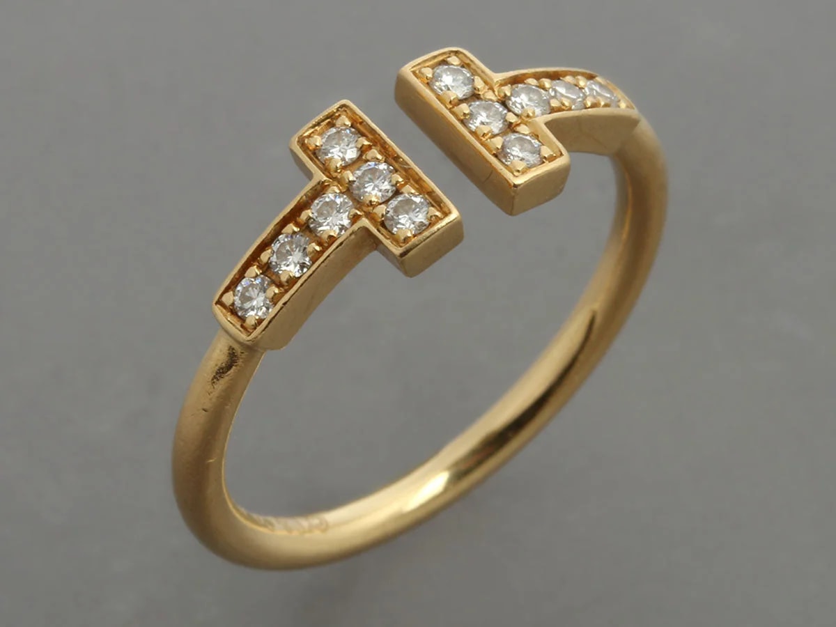 Tiffany & Co. 18K Yellow Gold Tiffany T Wire 2