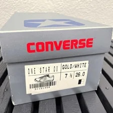 Unused 1990s Converse One Star OX Size US7.5 Dead Stock 2