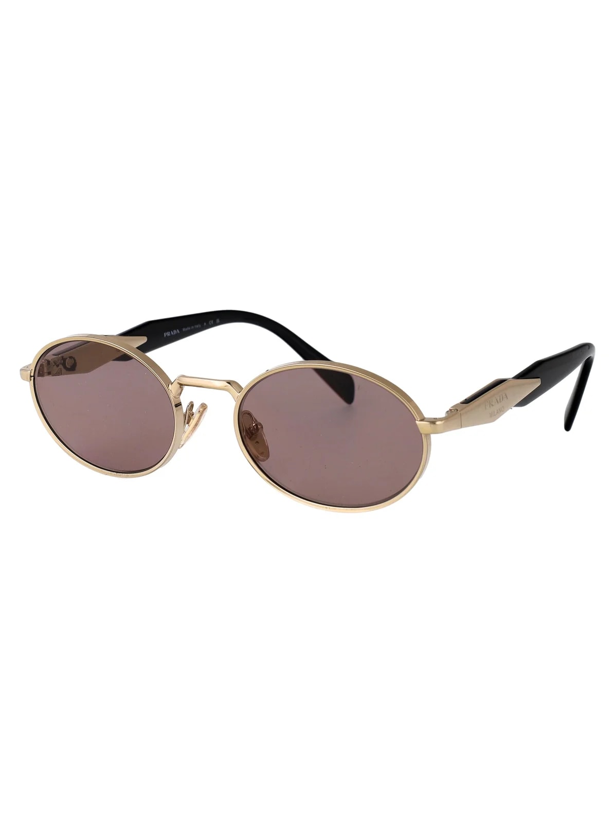 Prada 0pr Oval Metal Frame Sunglasses — 2