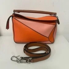 Loewe Small Puzzle Edge Shiny & Multitone Crossbody 2