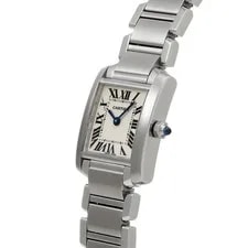 Cartier Tank Francaise SM W51008Q3 (2384) Silver Stainless Steel Quartz #W2573 2