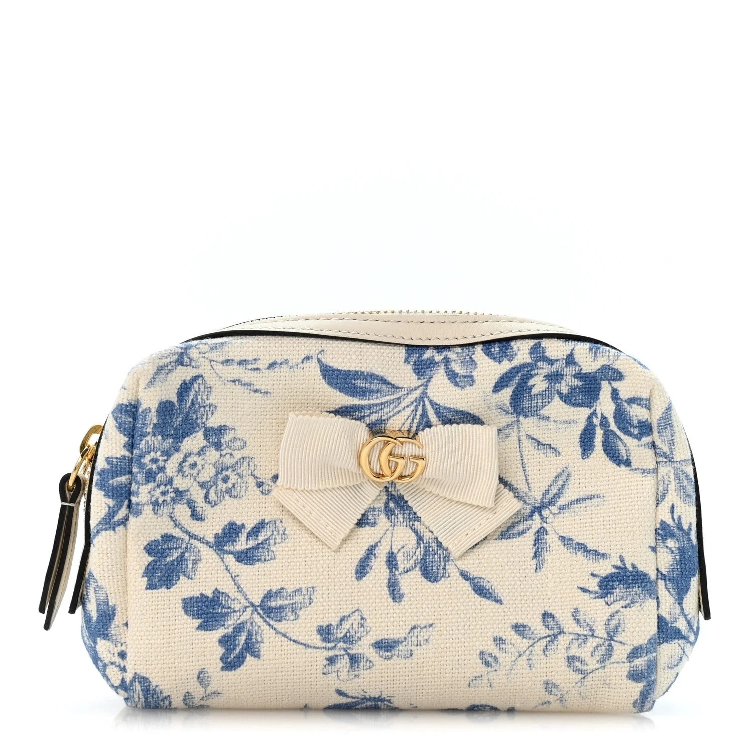 Gucci — Herbarium Print Ribbon Cosmetic Case — Accessory — resale