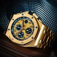 Audemars Piguet — Audemars Piguet Royal Oak "Brick" Gold Dial 26470OR - 26470OR.OO.1000OR.01 — Watch — resale