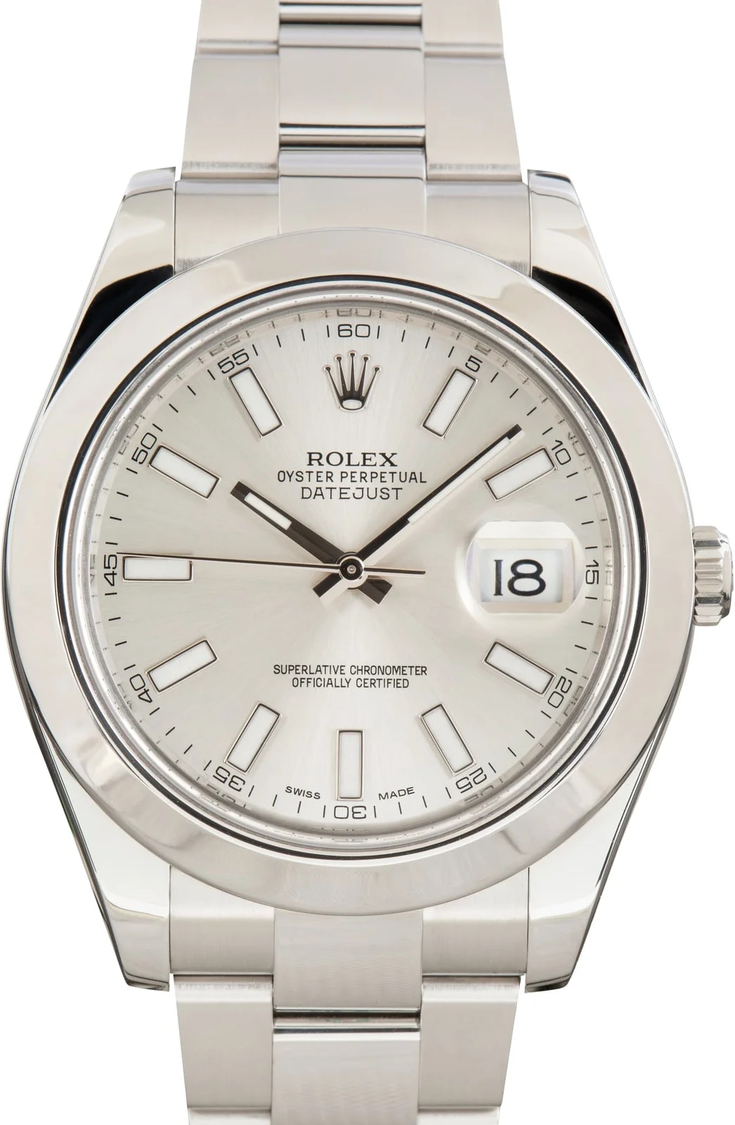 Rolex Datejust II Stainless Steel Ref 116300 Silver Dial 2