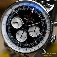 Breitling Navitimer B01 Chronograph 43mm Excellent Complete Set With Extra Strap 3