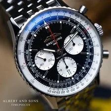 Breitling Navitimer B01 Chronograph 43mm Excellent Complete Set With Extra Strap 4