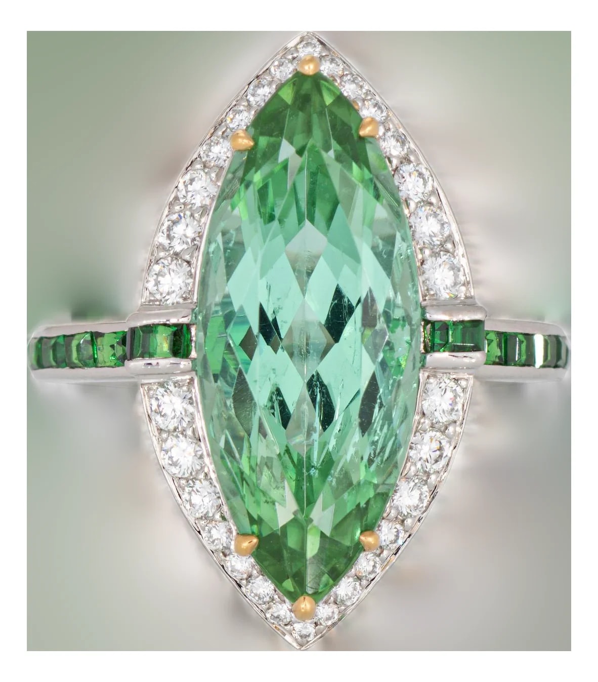 Tiffany and Co. — Late 20th Century Tiffany & Co High Jewelry Tsavorite 18k — Jewelry — resale