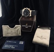 2024 Breitling Super Chronomat B01 44mm Blue Dial LE 1 of 140 Rose Gold RB0136 2