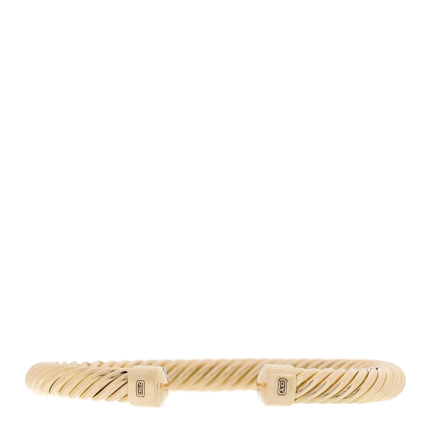 David Yurman — 18K Yellow Gold 7mm Modern Cablespira Oval — Jewelry — resale