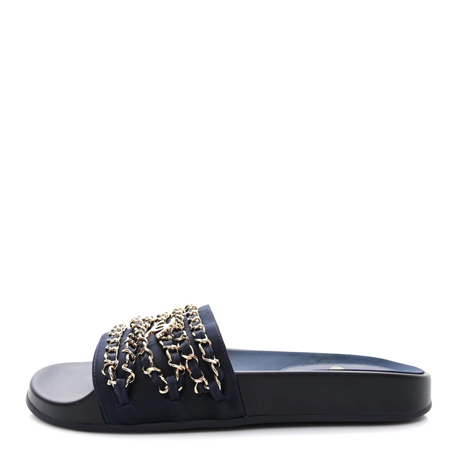 Chanel — Chain Slides 38 — Designer Shoe — resale