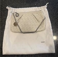 Fendi — Fendi Monogram Zip Chain W/ Dust — Handbag — resale