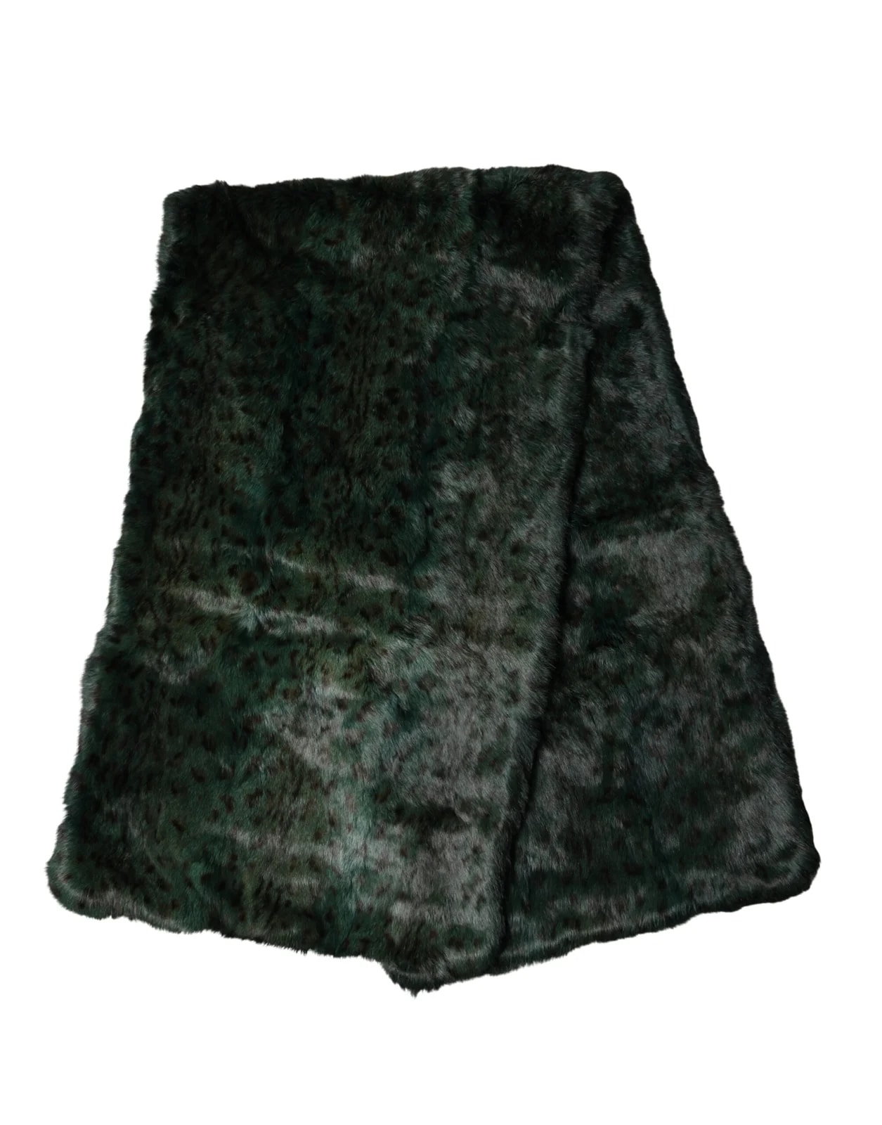 Dolce & Gabbana Stripe Fur Shawl Neck Wrap 180cm x49cm Scarf 4