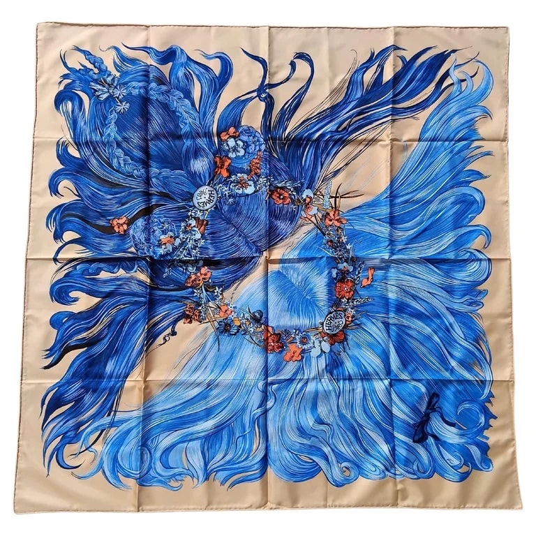 Hermès — Hermès EVA By Dumas Waterproof Scarf 90 Cm — Accessory — resale